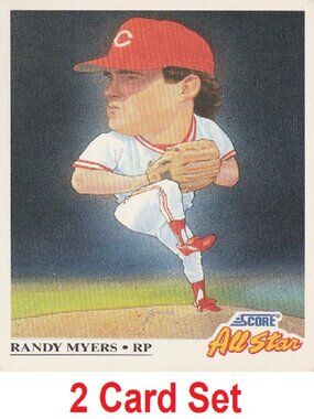 Randy Myers MLB Baseball Card Collection